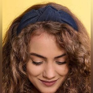 Denim headband